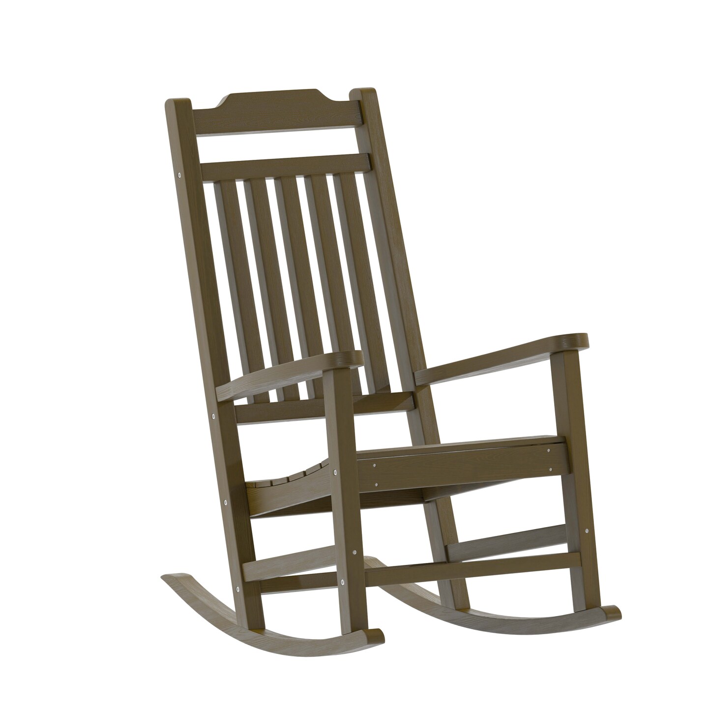 Merrick Lane Hillford Poly Resin Indoor/Outdoor Rocking Chair