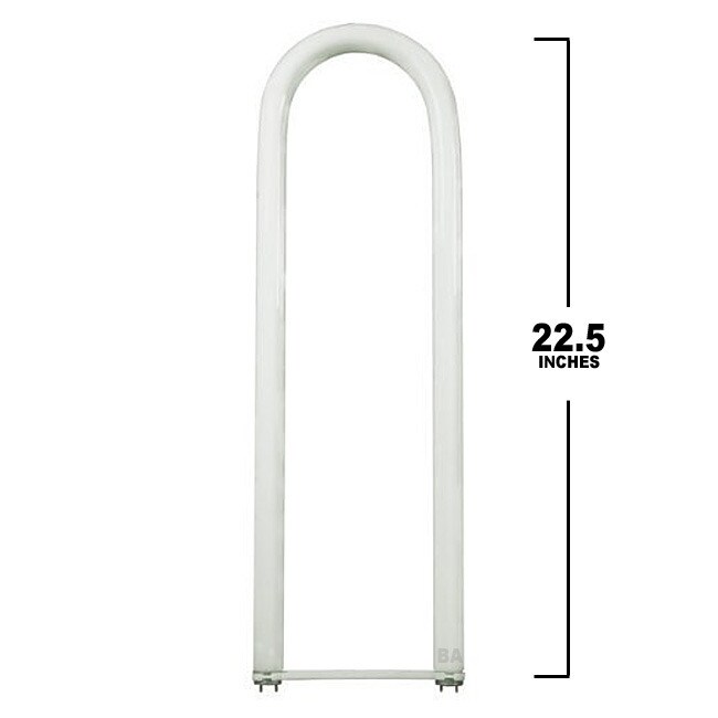 16Pk - Sylvania 22052 - FBO32/741/6/ECO - 32 Watt T8 U-Bent Fluorescent Light Bulb, 4100K Kelvin