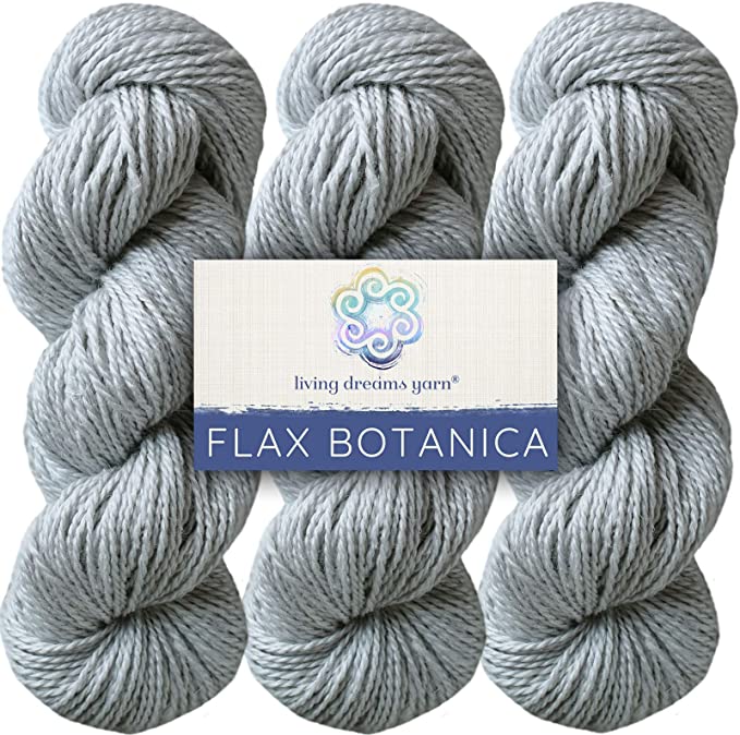 Living Dreams Flax Botanica DK Yarn. Elegant Merino Linen Silk. Cruelty Free &#x26; Responsibly Sourced. Pacific Northwest Handmade