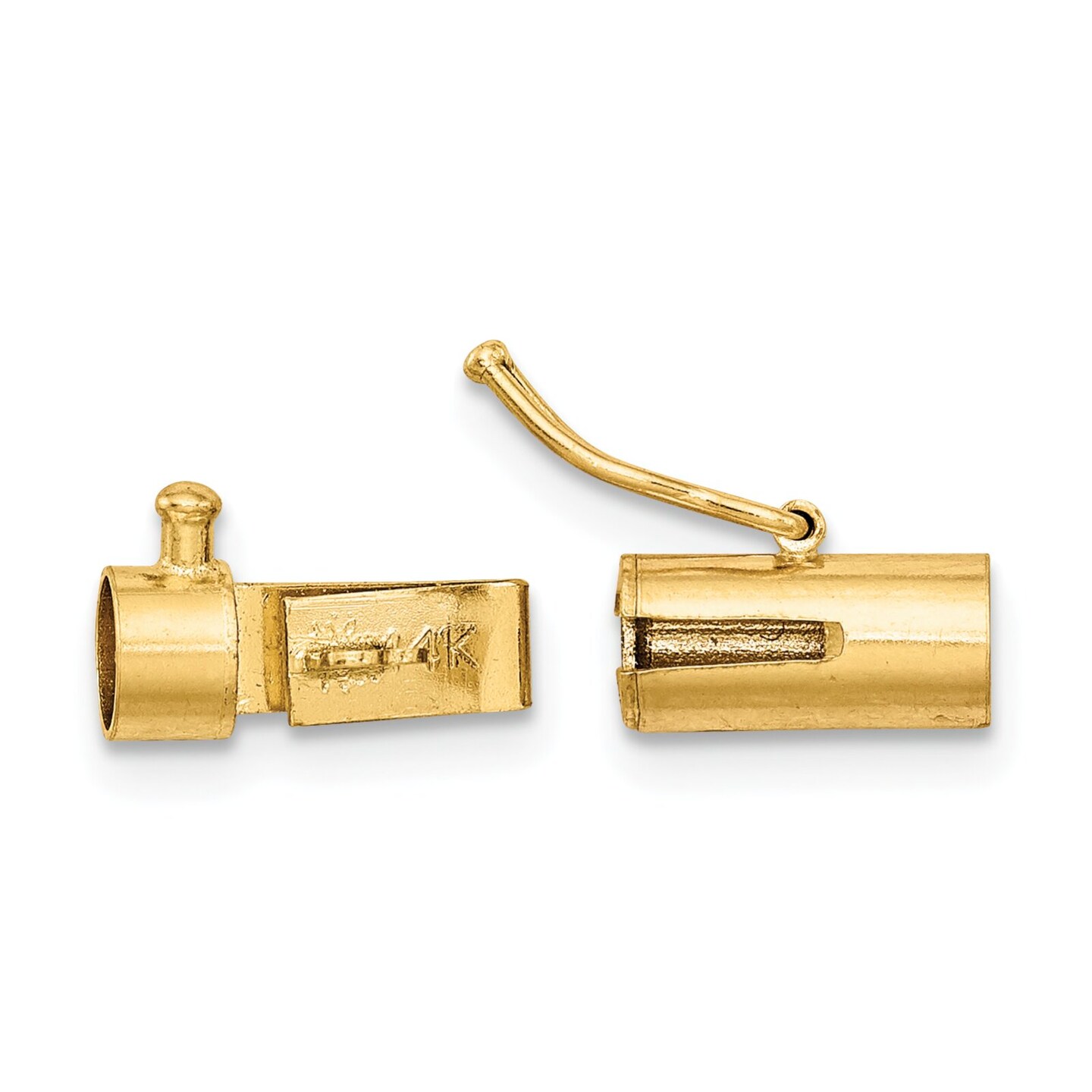 14K Gold Barrel Clasp 11.4mm YG1815