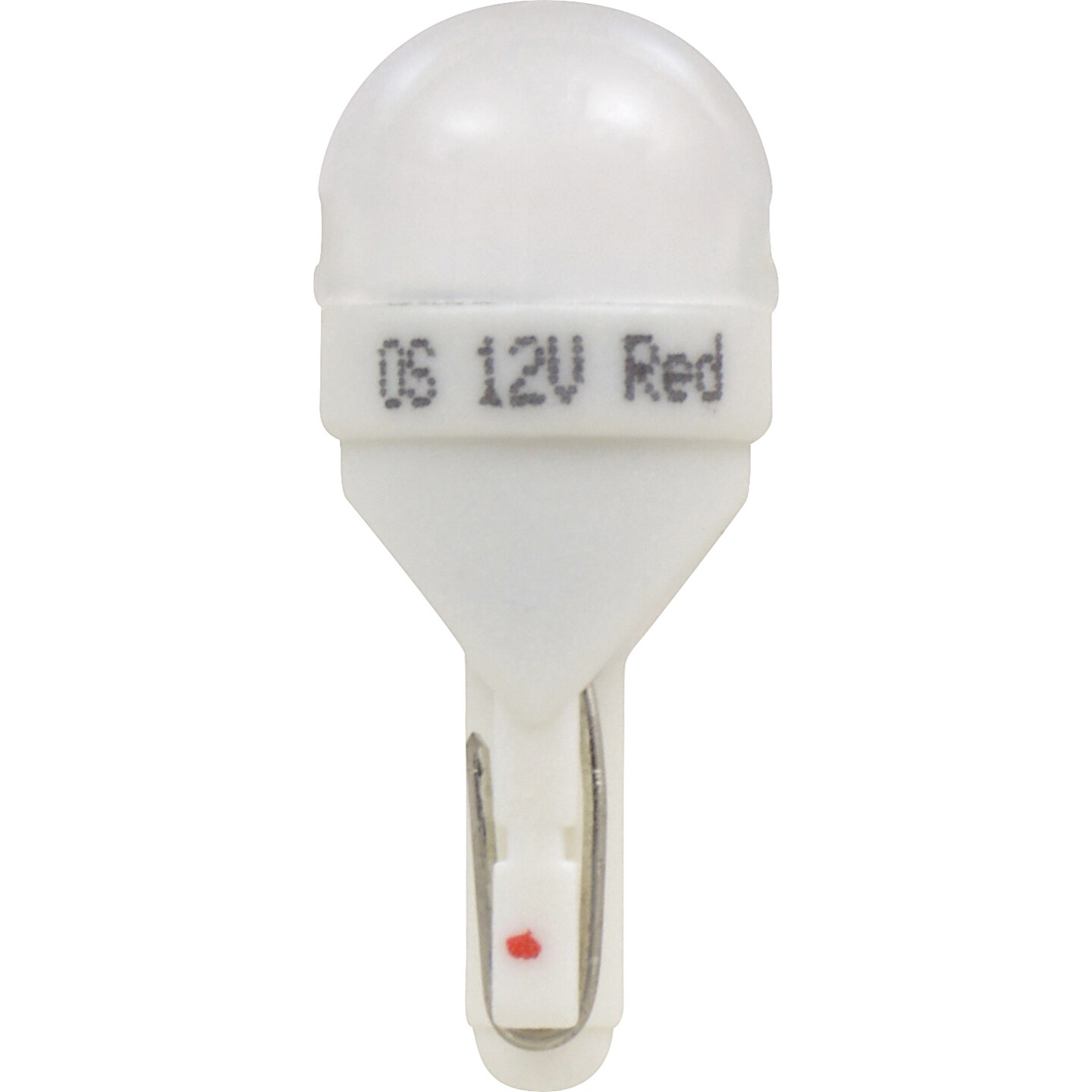 SYLVANIA 2825 T10 W5W Red LED Automotive Bulb