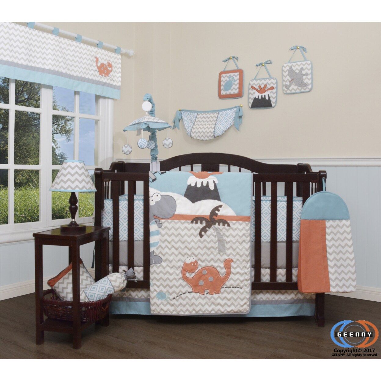 Baby boy crib bedding sets dinosaurs online