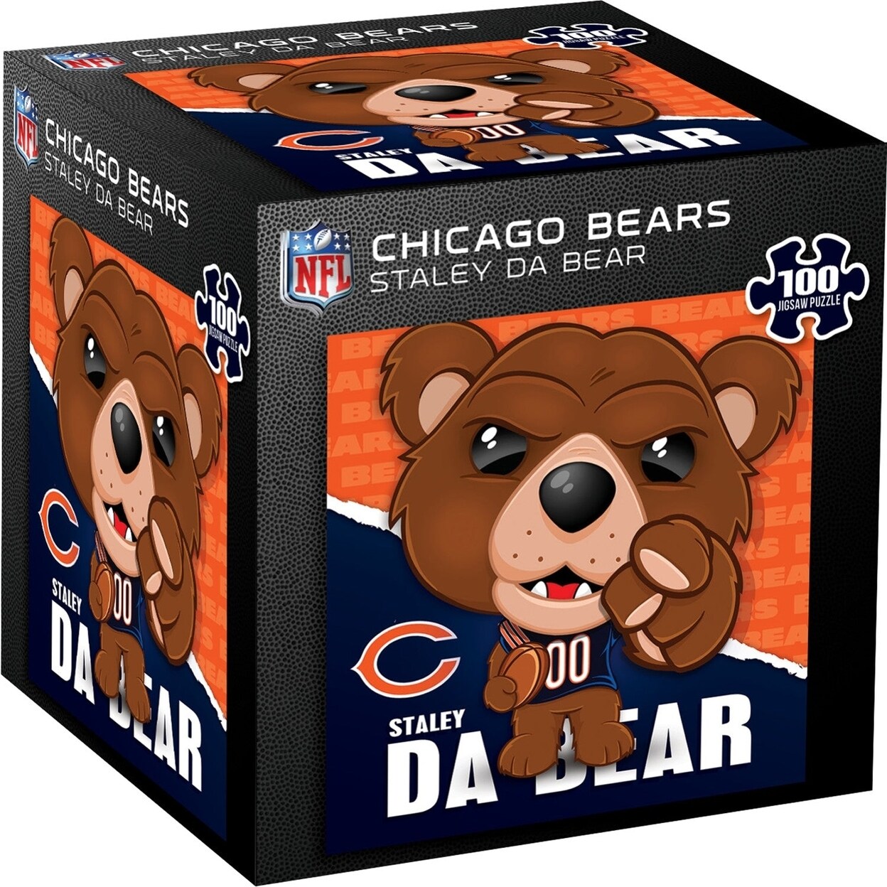 Staley Da Bear Chicago Bears Puzzle 100 Piece 10X10 Nfl Mascot Jigsaw ...