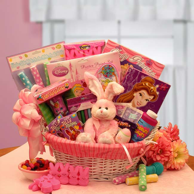 GBDS Easter Gift Basket - Little Princess Disney Easter Fun Basket