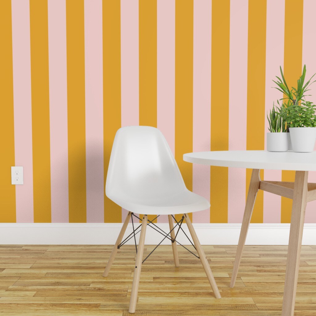 Bold Stripe Wallpaper  Neutral  Ayara Home
