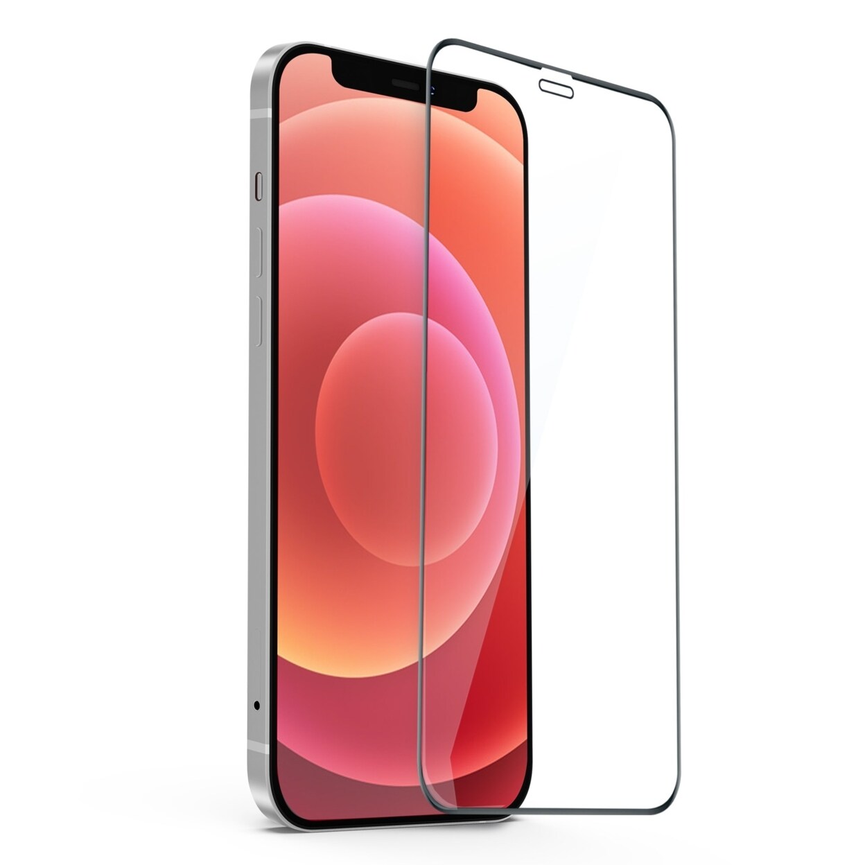 Naztech   IntelliShield Tempered Glass w 3D Edge iPh12 and 12Pro (15348-HYP)