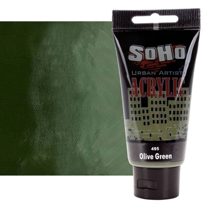 SoHo Urban Artist Acrylic Paint - Thick, Rich, Water-Resistant, Heavy Body Paint