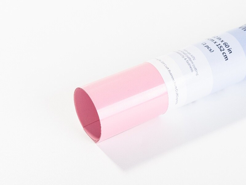 Craft Express Pink Glossy Heat Transfer Vinyl Roll