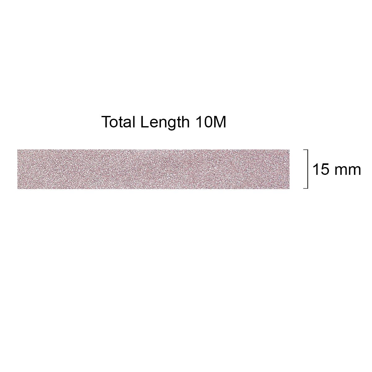 Wrapables Decorative Glitter Washi Masking Tape