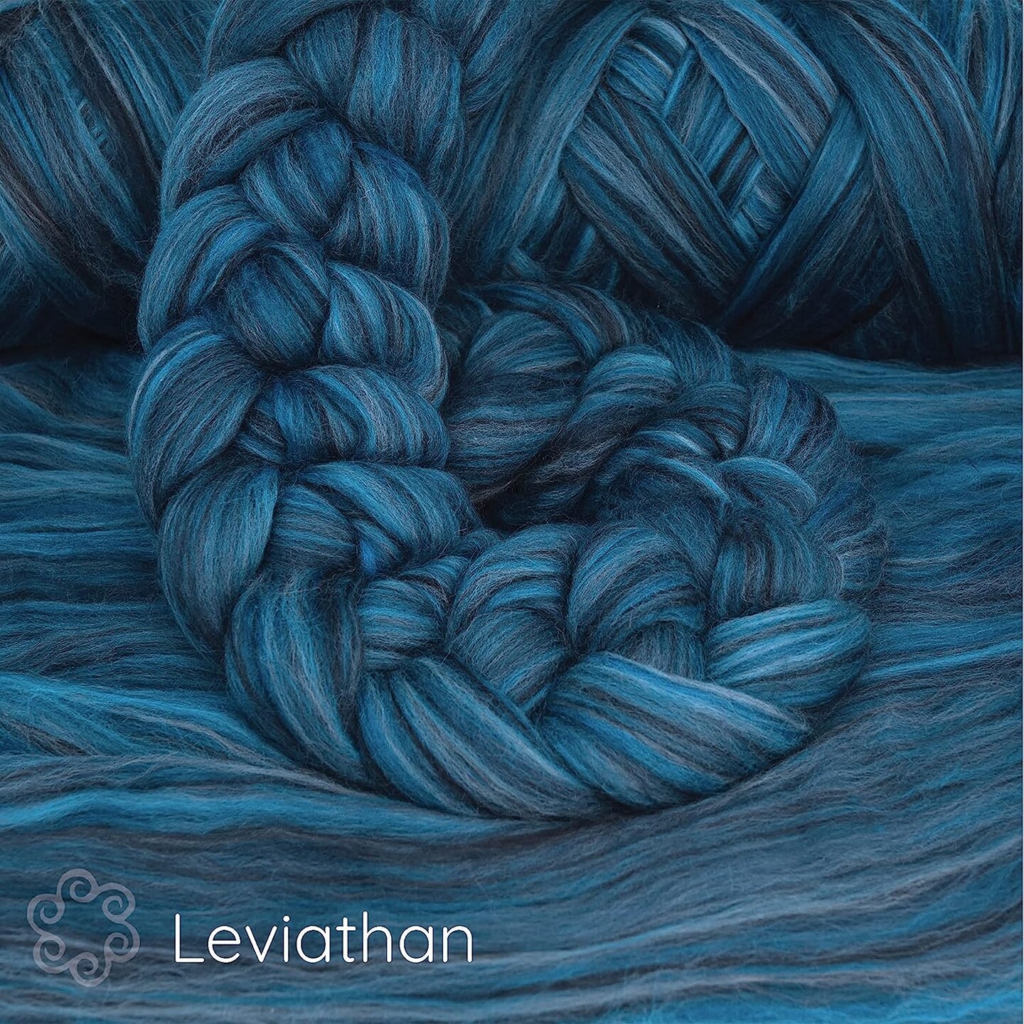 100% Superfine Merino Fiber: Winner&#x27;s Circle. Soft Combed Top Roving Color Blend for Spinning, Felting, Weaving