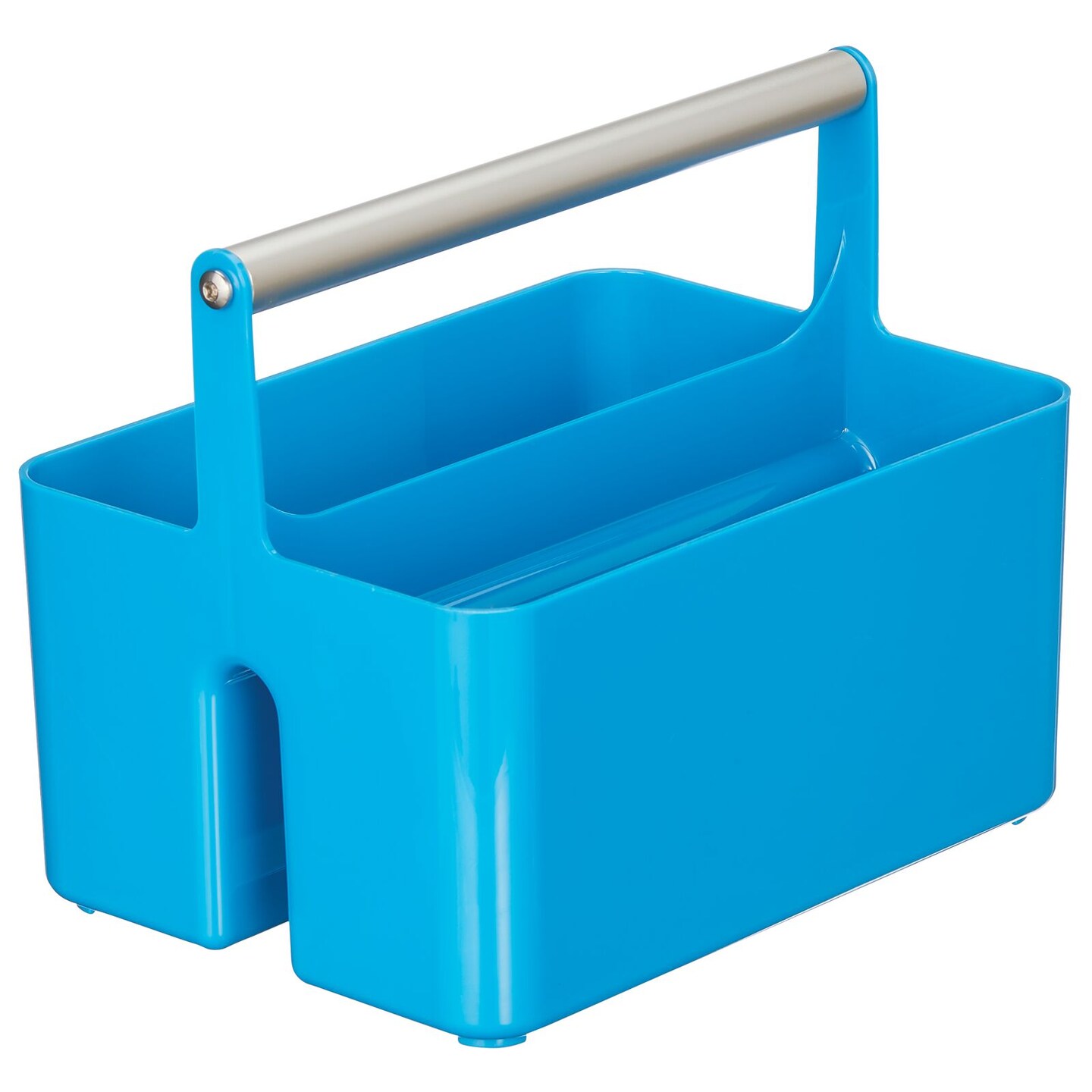 mDesign Plastic Portable Shower Caddy Divided Basket Bin Storage