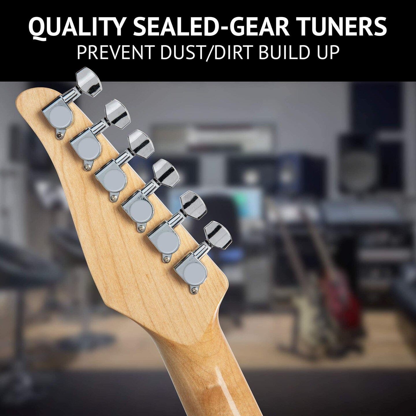 LyxPro 39&#x22; Telecaster Solid Body Beginner Electric Guitar