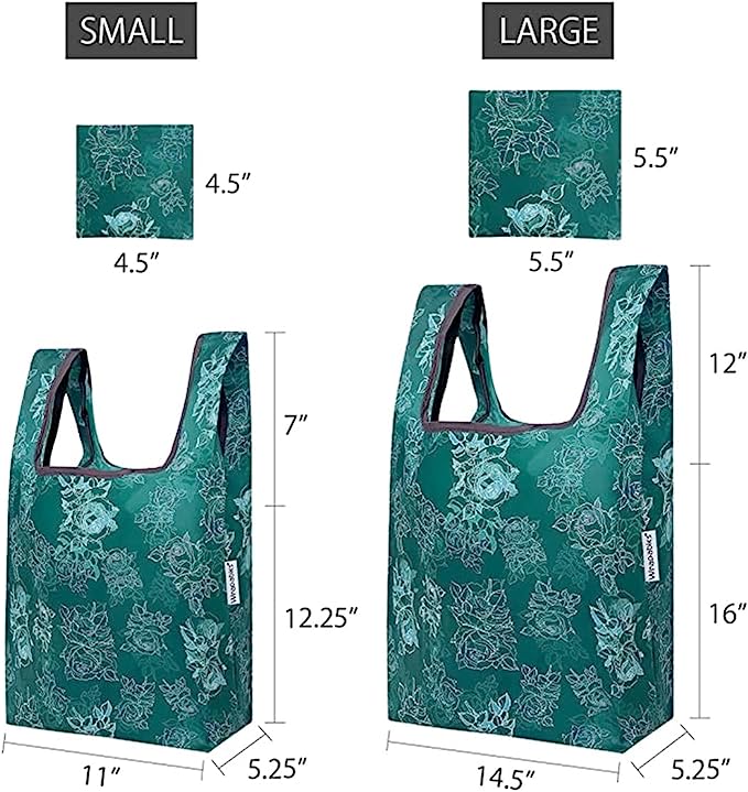Wrapables JoliBag Collection Reusable Shopping Bag (Set of 6)