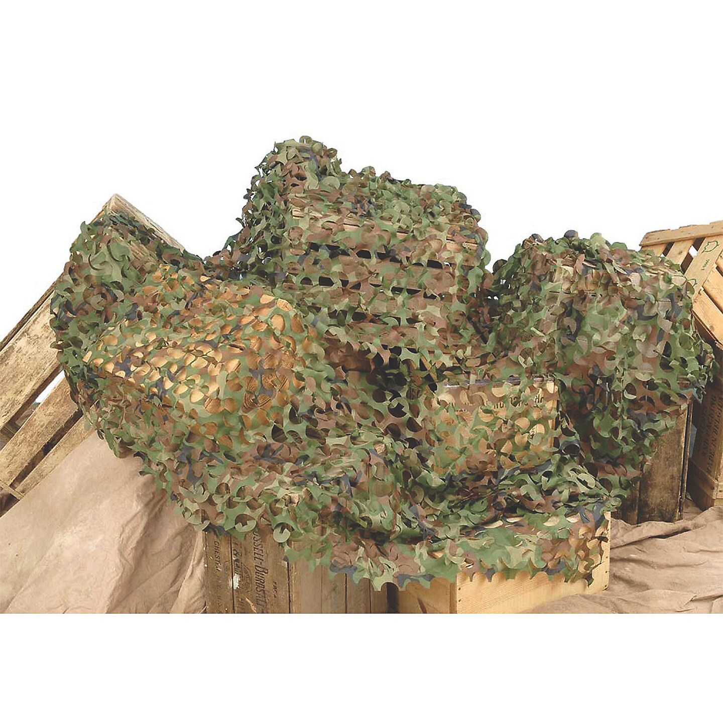 The Costume Center 8&#x27; Black Camouflage Netting Hanging Halloween Prop