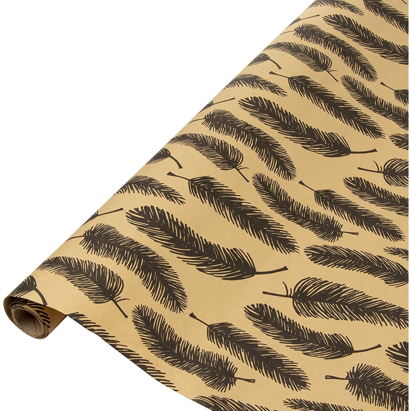 30 x 120 Inches Gift Wrapping Paper Roll - 6-Pack Decorative Kraft Wrapping Papers, All Occasion Gift Wraps for Birthdays, Valentines, Christmas, Baby Shower, 6 Assorted Designs, 2.5 x 10 Feet