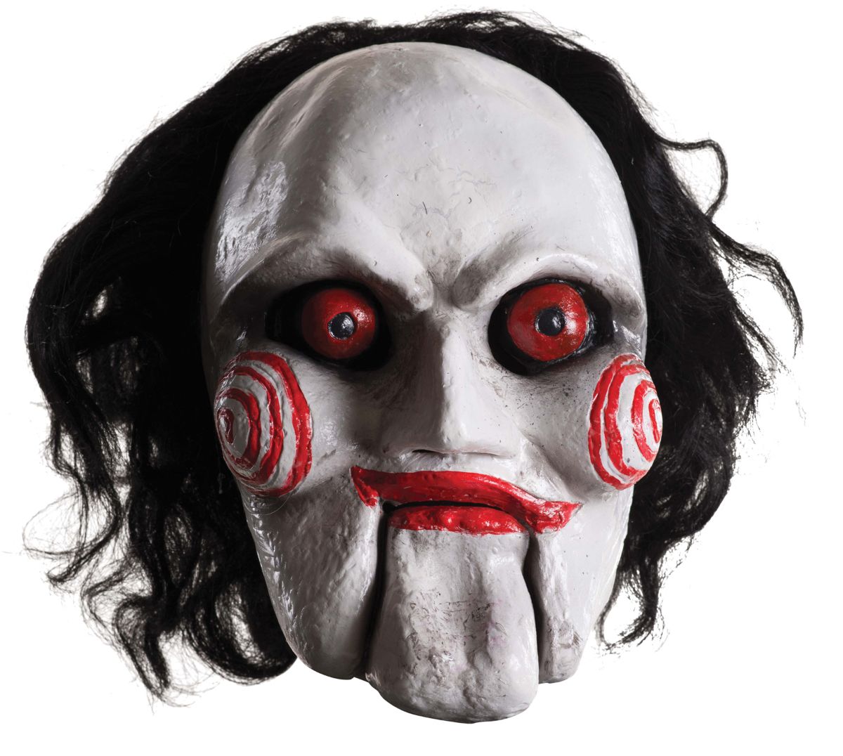 The Costume Center White and Red Saw Billy Halloween Adult Mask Costume Accessory - One Size