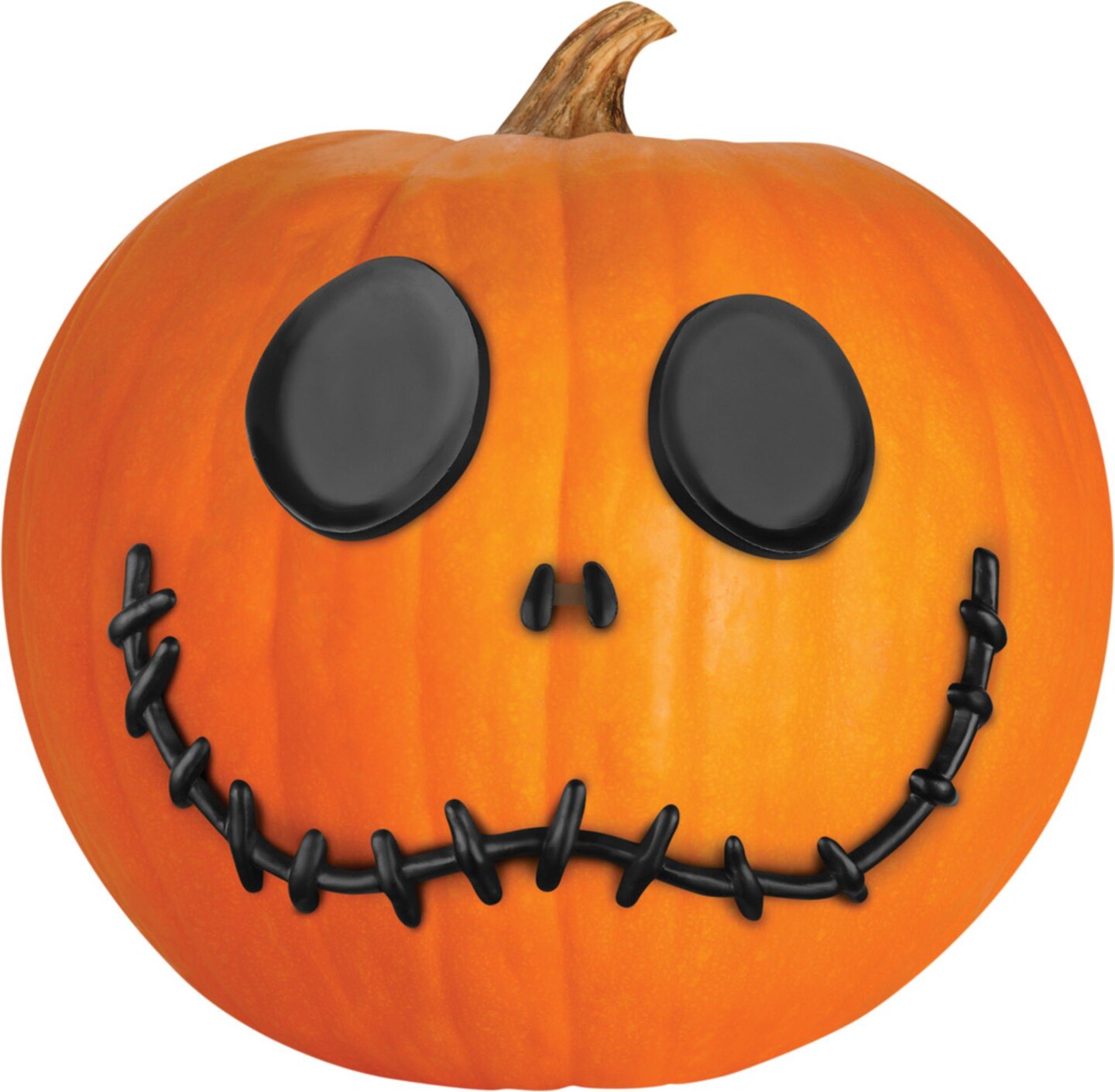The Costume Center Orange and Black Jack Skellington Pumpkin Halloween Prop