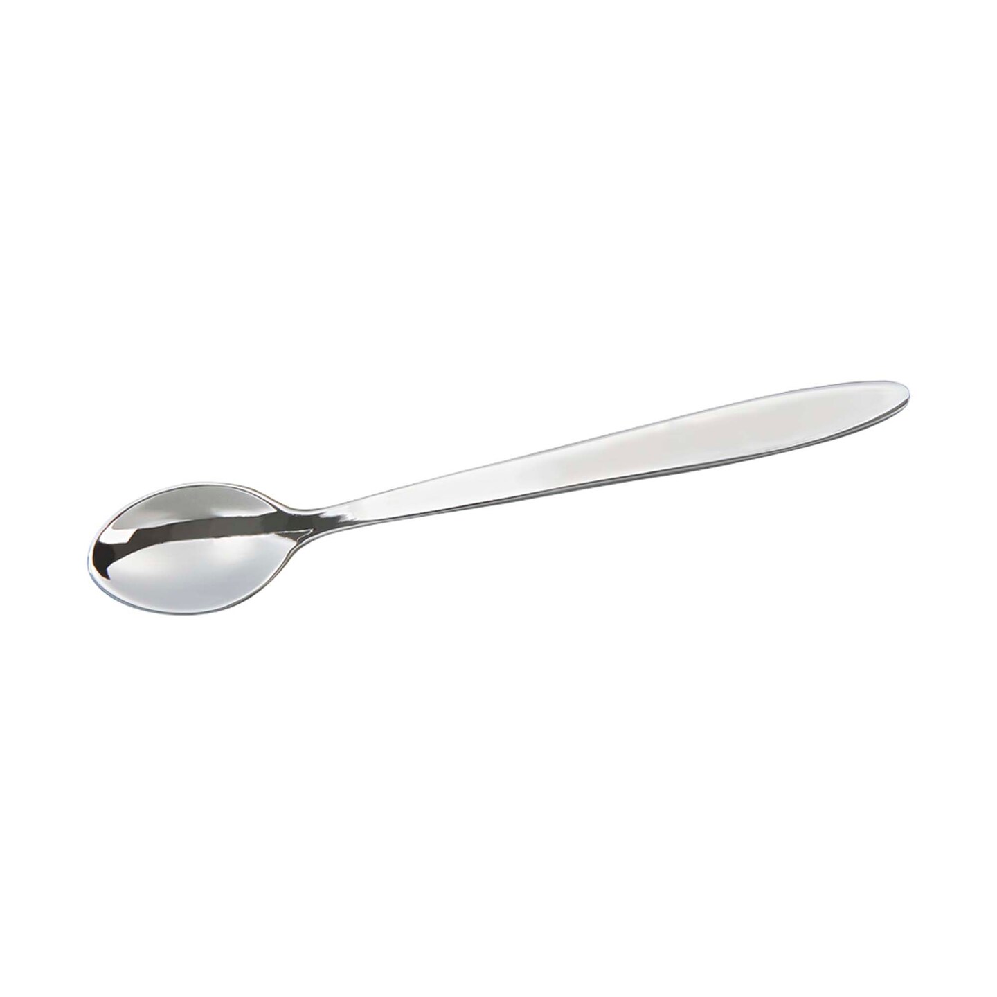 Contemporary Home Living 1" x 5.5" Classic Silver Baby Spoon with Gray Flocked Box