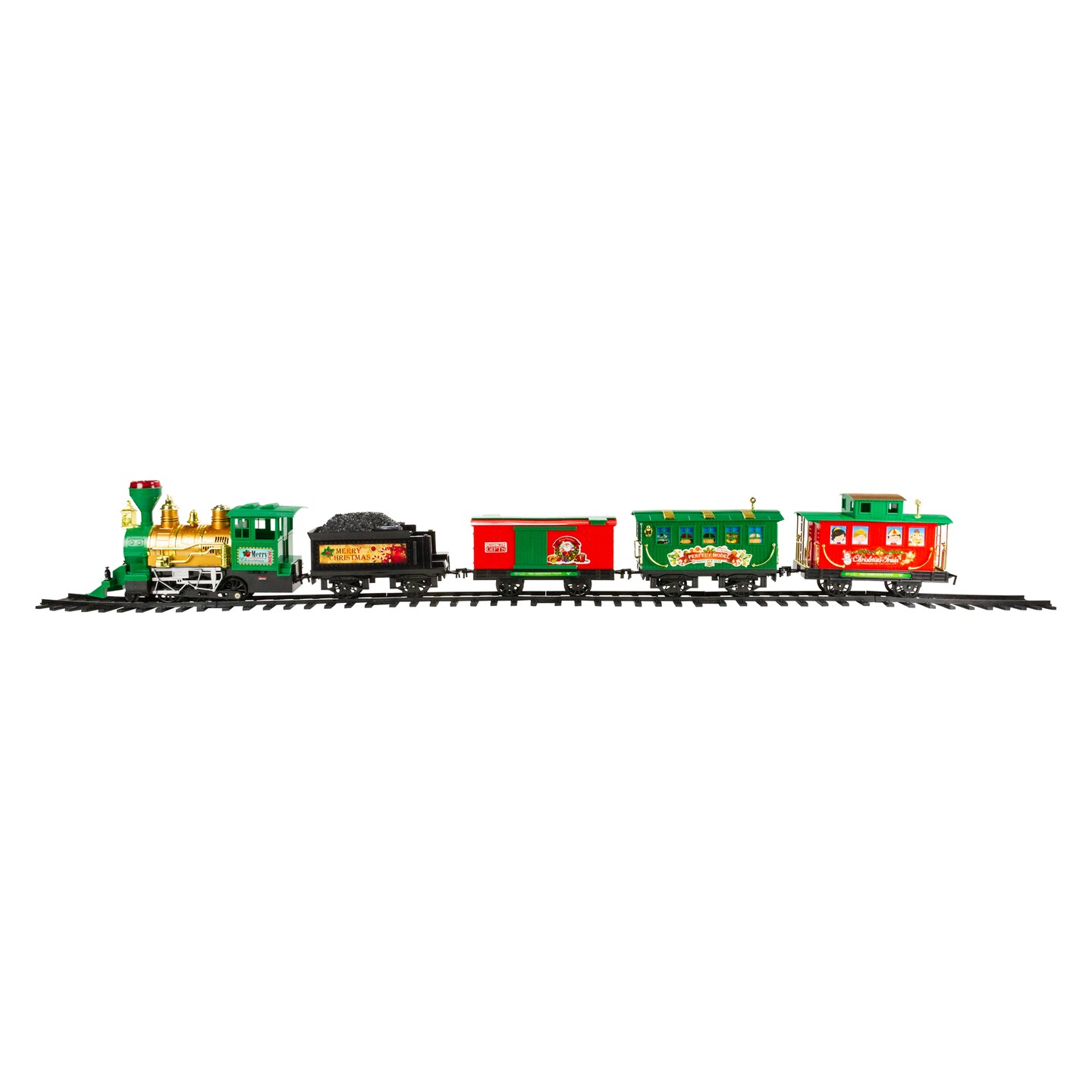 Northlight 21-Piece Battery Operated Lighted &#x26; Animated Christmas Express Train Set with Sound