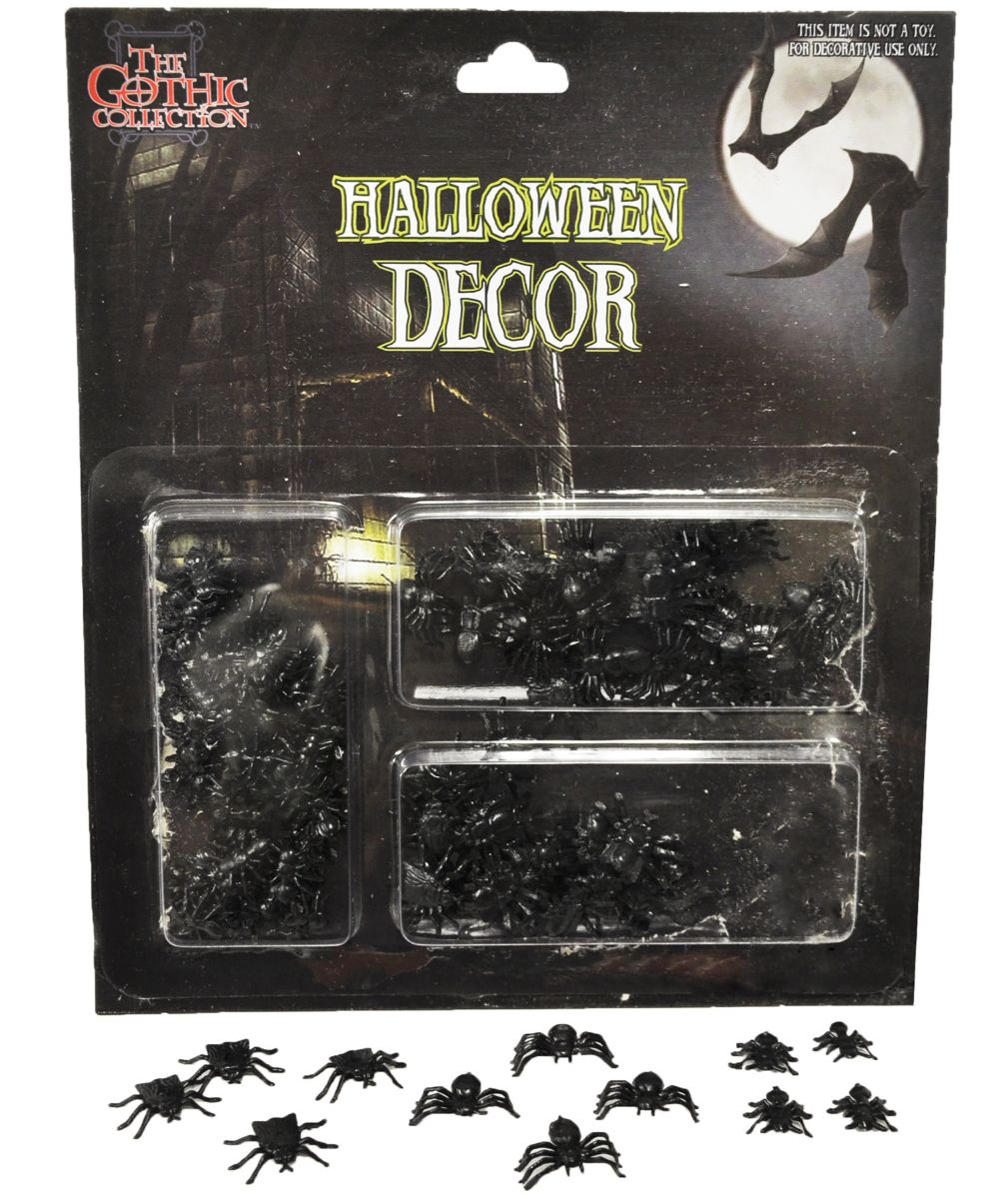 The Costume Center Black Tiny Assortment Bugs Scary Halloween Props