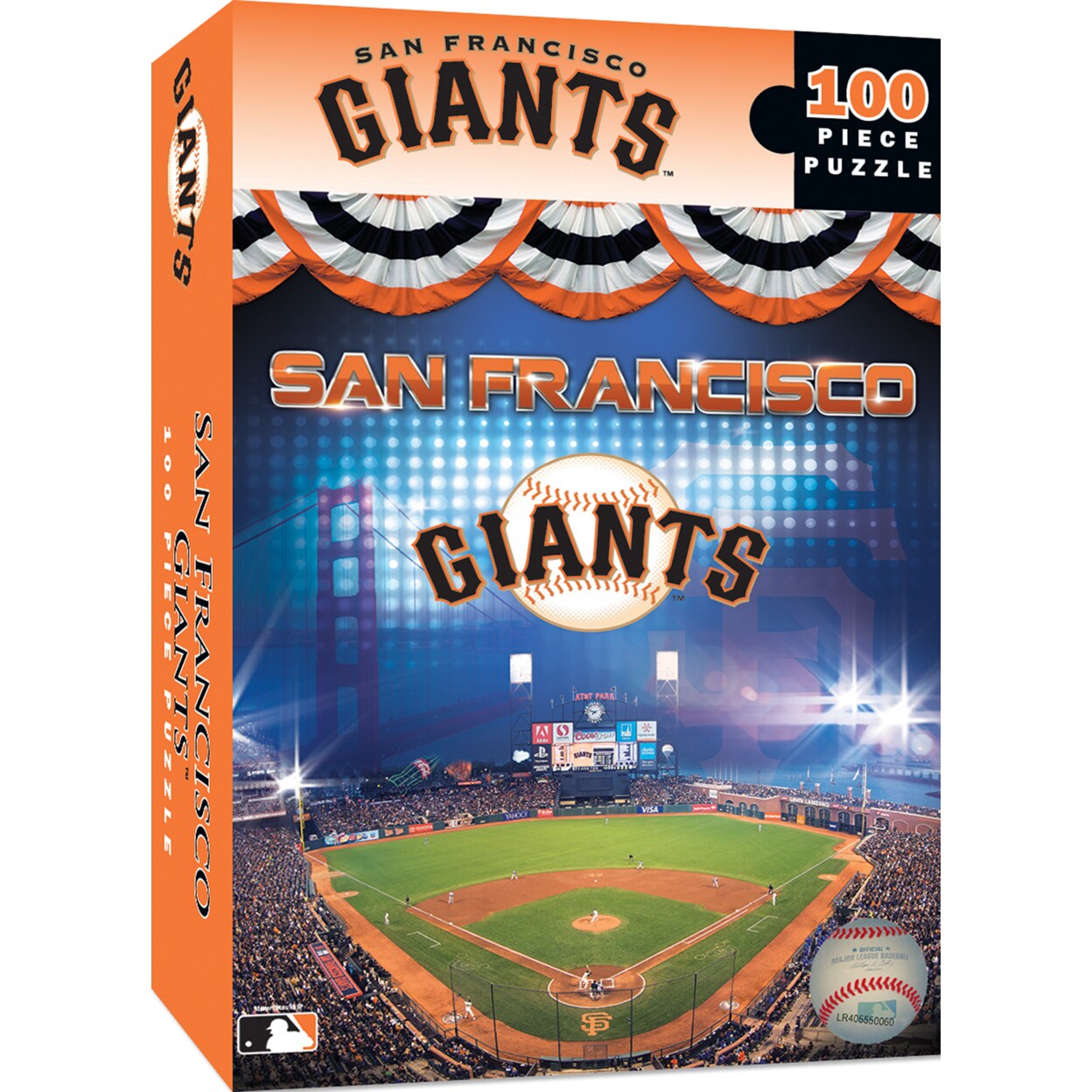 MasterPieces   Sports Puzzle - MLB San Francisco Giants Puzzle - 100 Piece Jigsaw Puzzle for Adults and Family