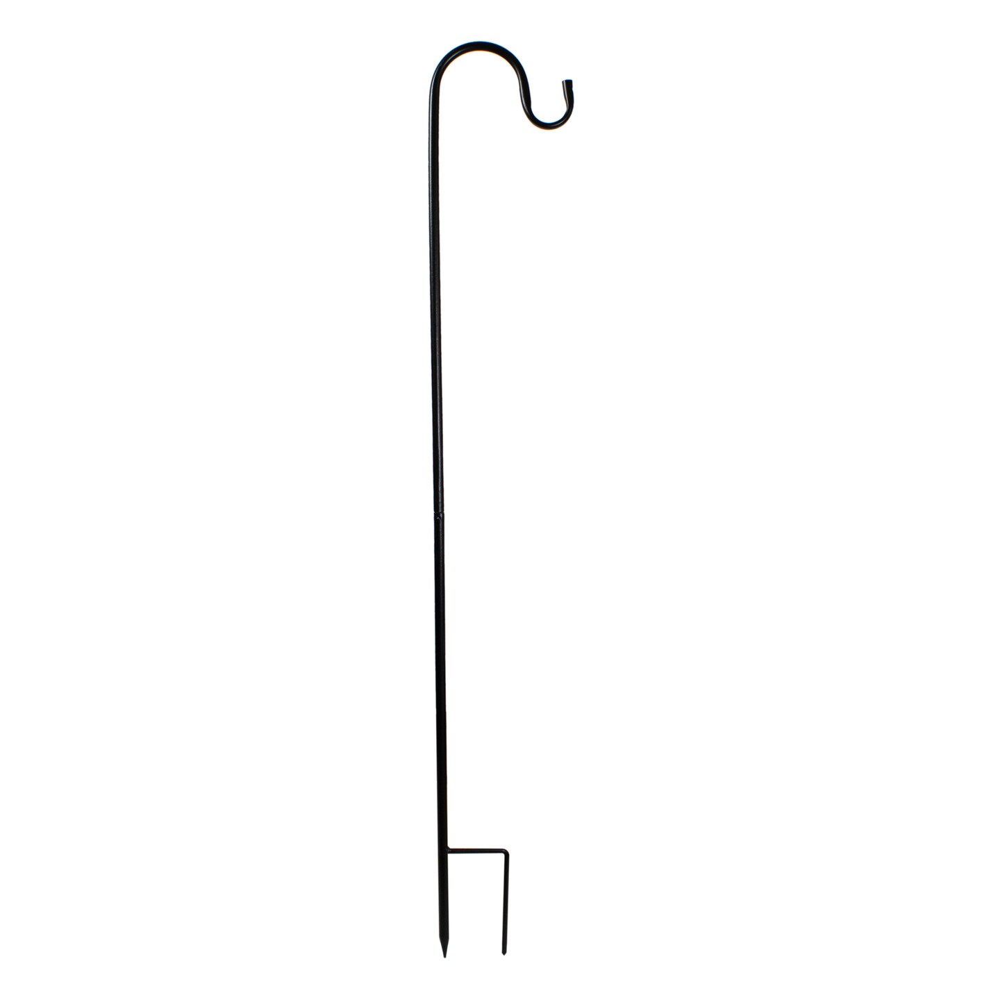 Northlight 36&#x201D; Black Metal Shepard&#x2019;s Hook Outdoor Garden Stake