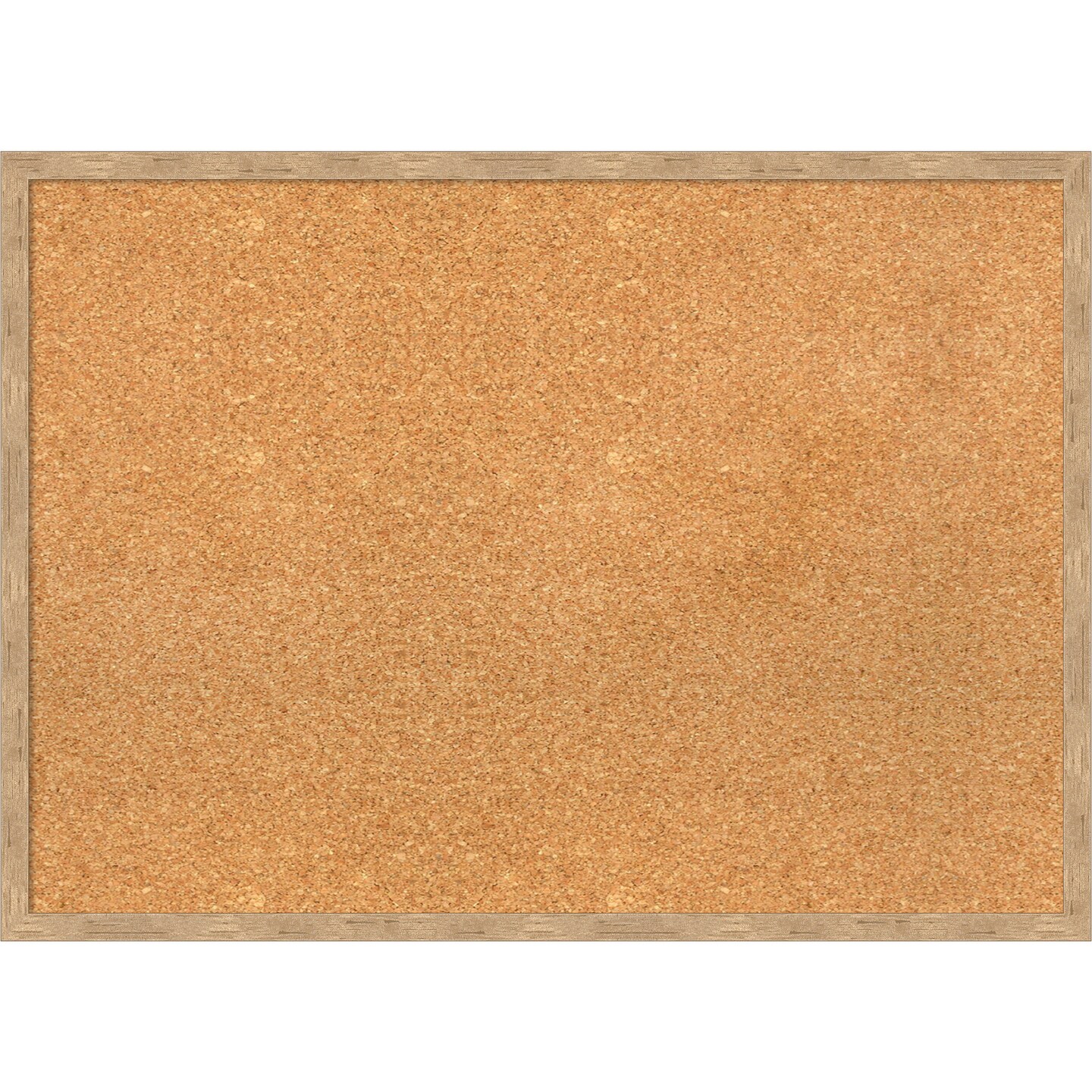 Imprint Wood Framed Corkboard, Natural Cork