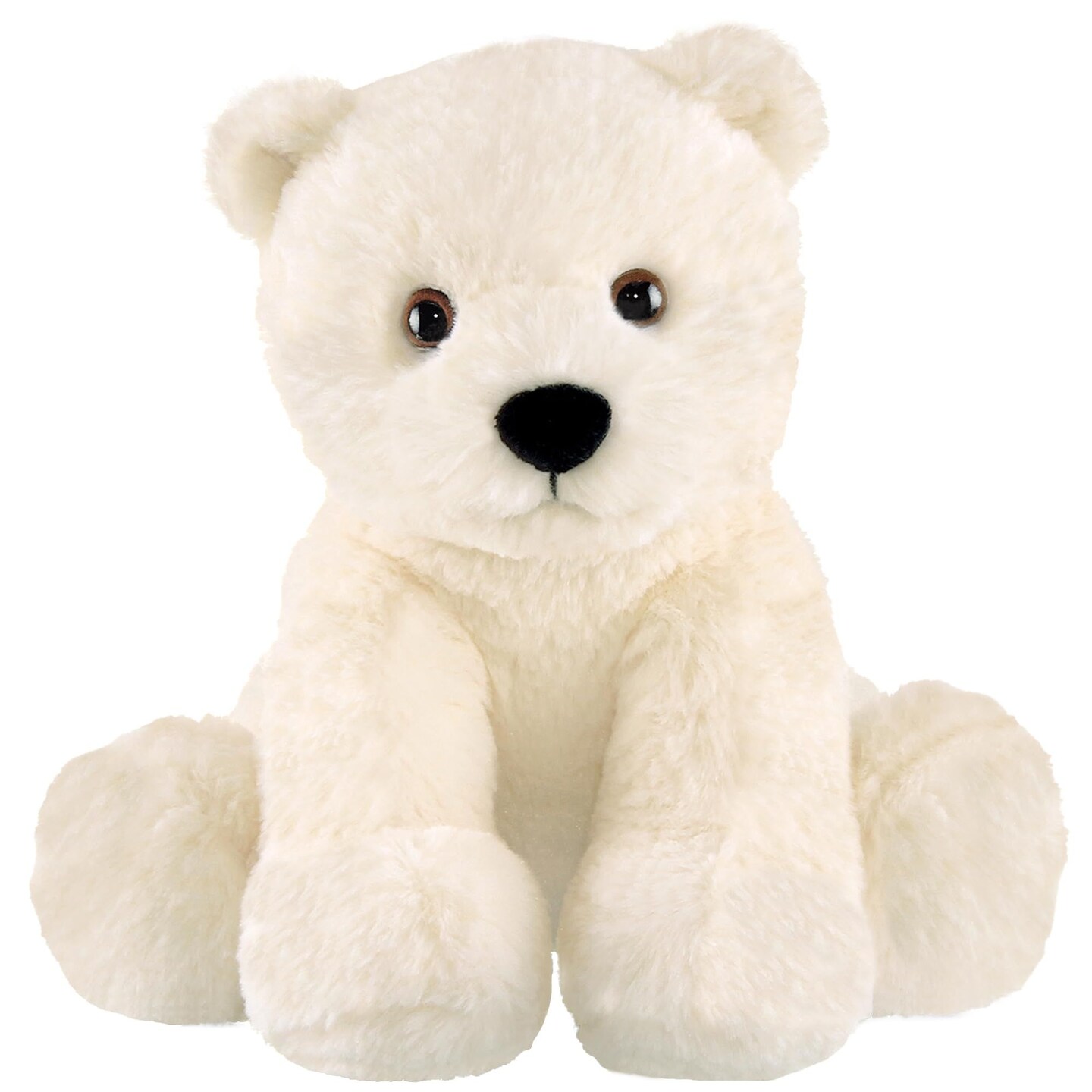 Bearington Everest The Polar Bear Plush, 10.5 Inch Polar Bear Stuffed 