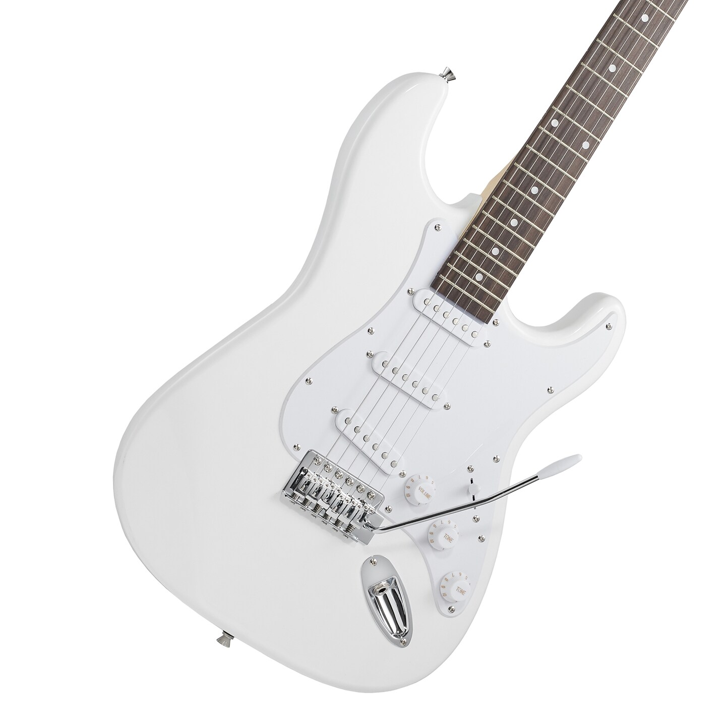 Ashthorpe 39-Inch Electric Guitar, Full-Size Guitar Kit with Padded Gig Bag, Tremolo Bar, Strap, Strings, Cable, Cloth, Picks