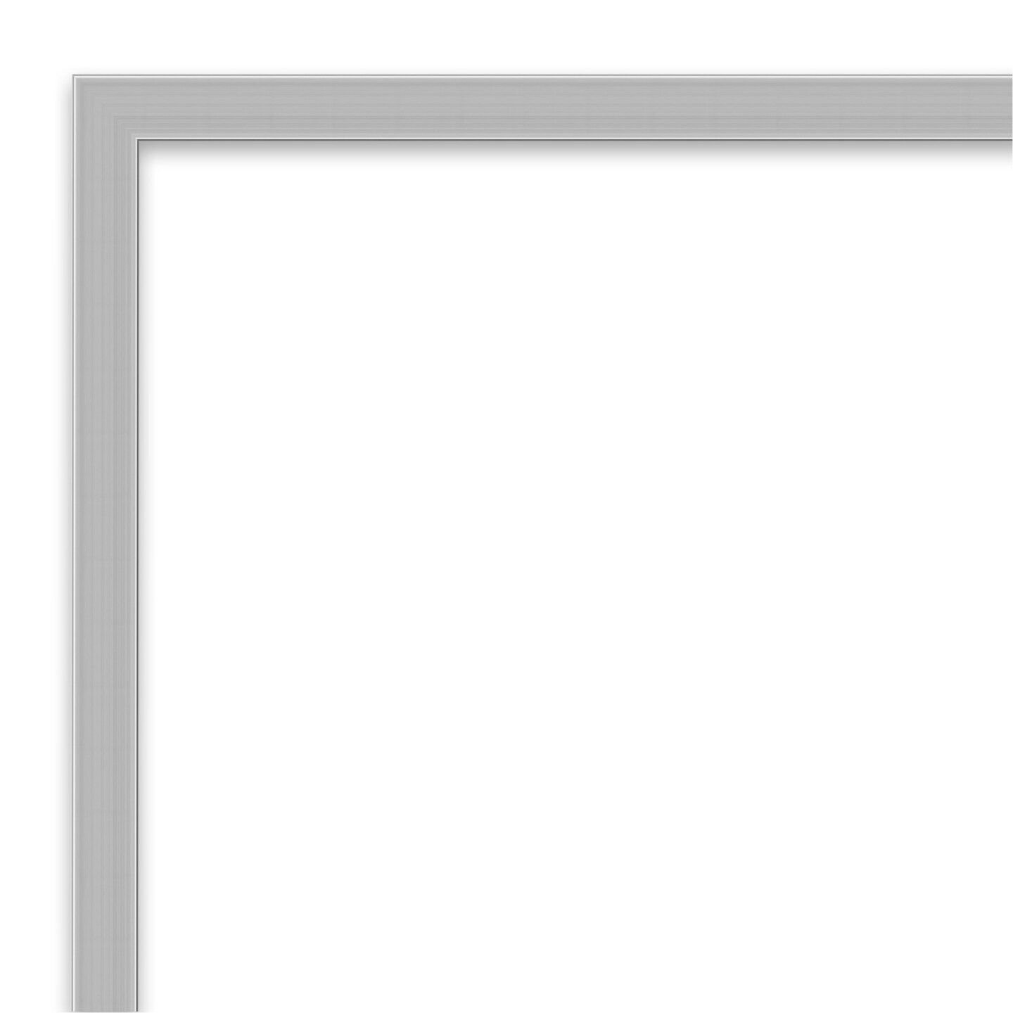 Hera Chrome Framed Corkboard, Natural Cork