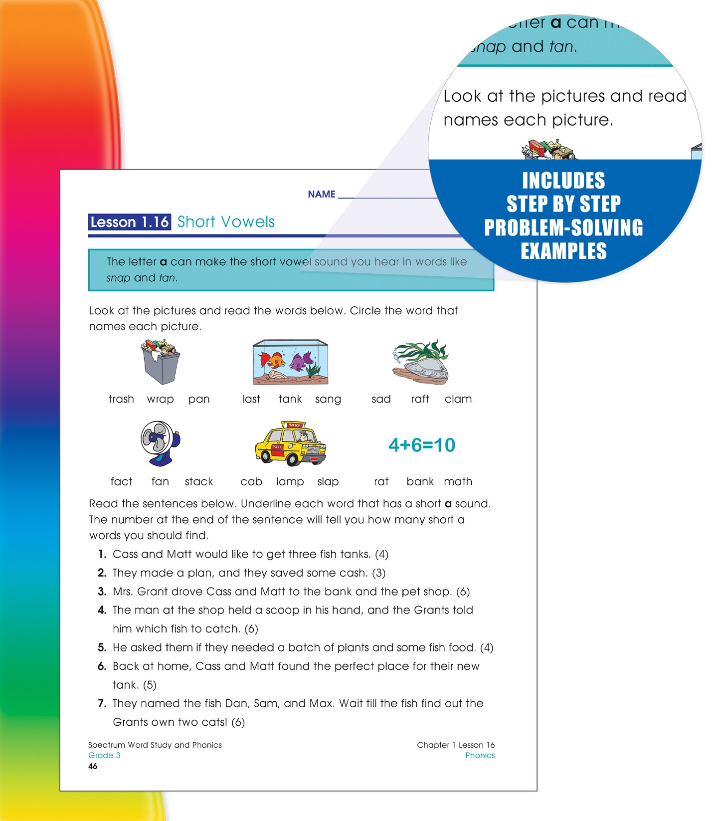 Spectrum Grade 3 Word Study and Phonics Workbook, Language Arts Book Covering Vocabulary, Dictionary Skills, Spelling, Figures of Speech, Prefixes, Suffixes, ELA Classroom or Homeschool Curriculum
