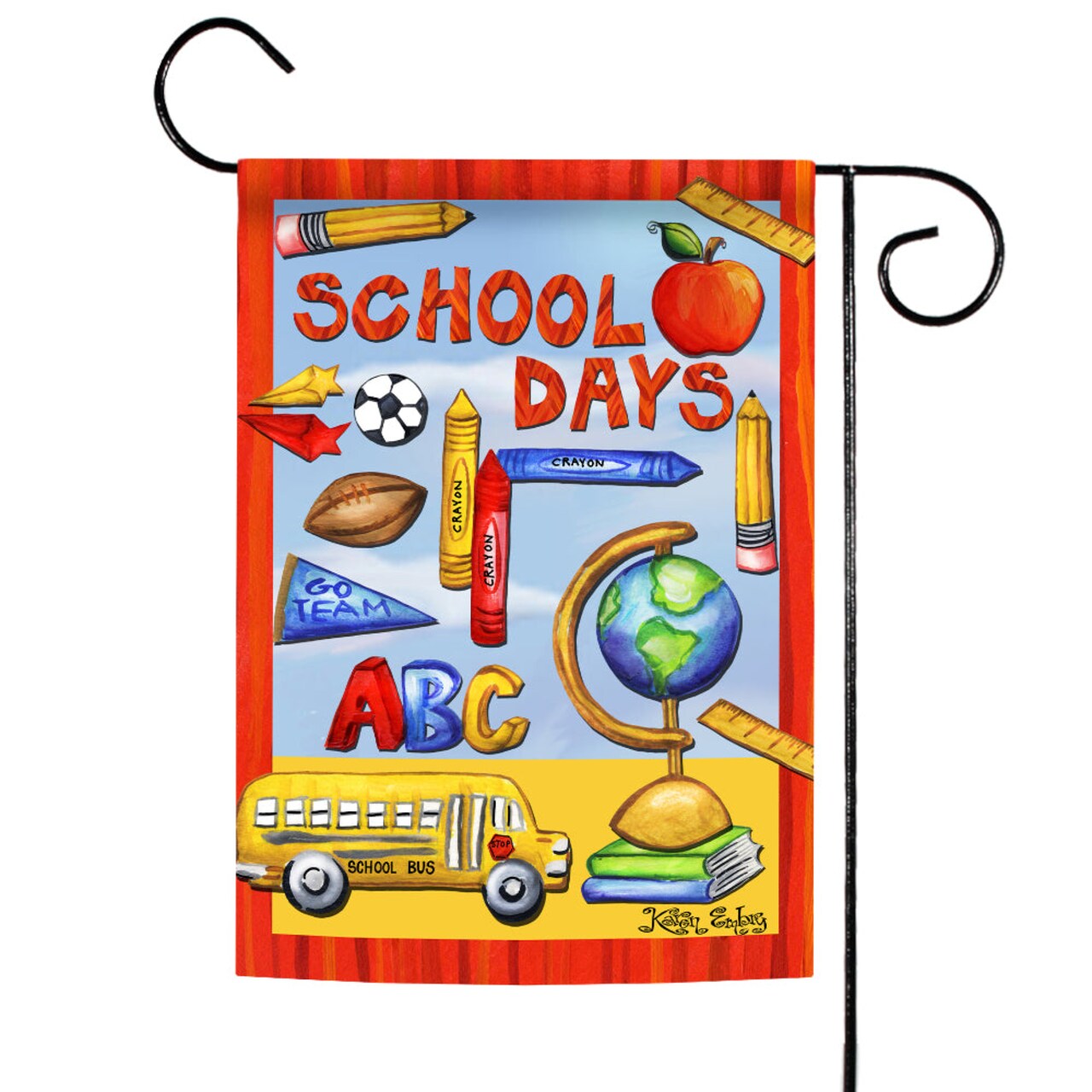 Classroom Collage Decorative Classroom Flag | Michaels
