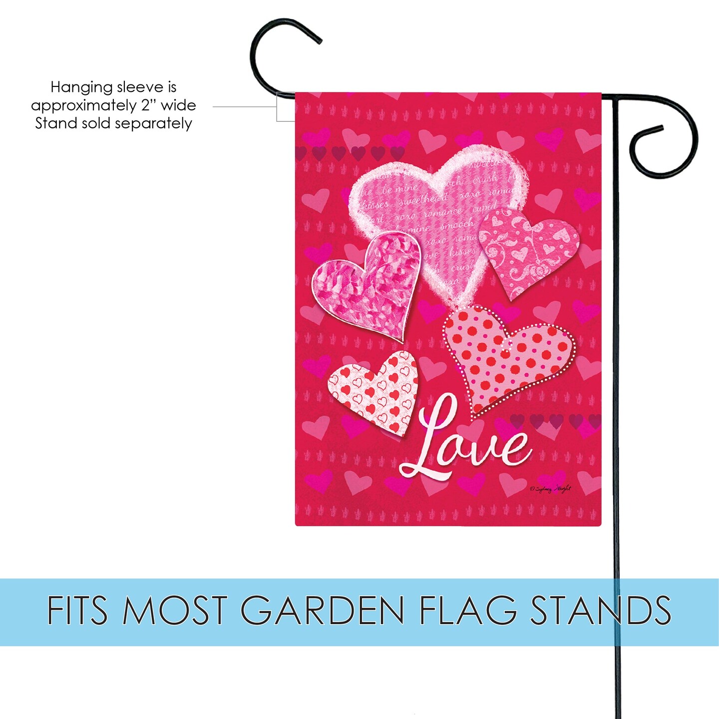 Whole Lotta Love Decorative Valentine Flag