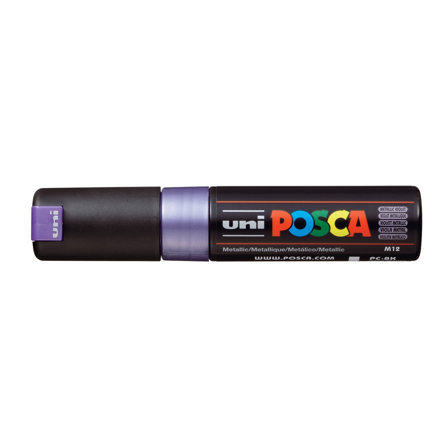Posca Paint Marker, Pc-8K Broad Chisel, Metallic Violet