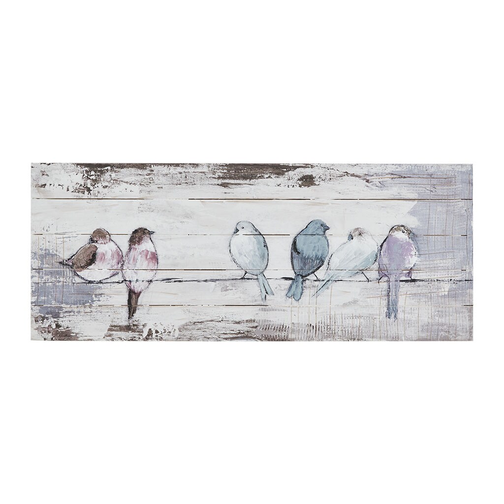 Gracie Mills   Hand Painted Wood Plank Panel Wall Decor