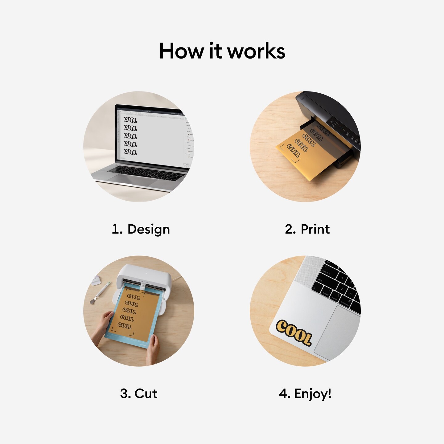 Cricut Joy Xtra Printable Vinyl- Gold