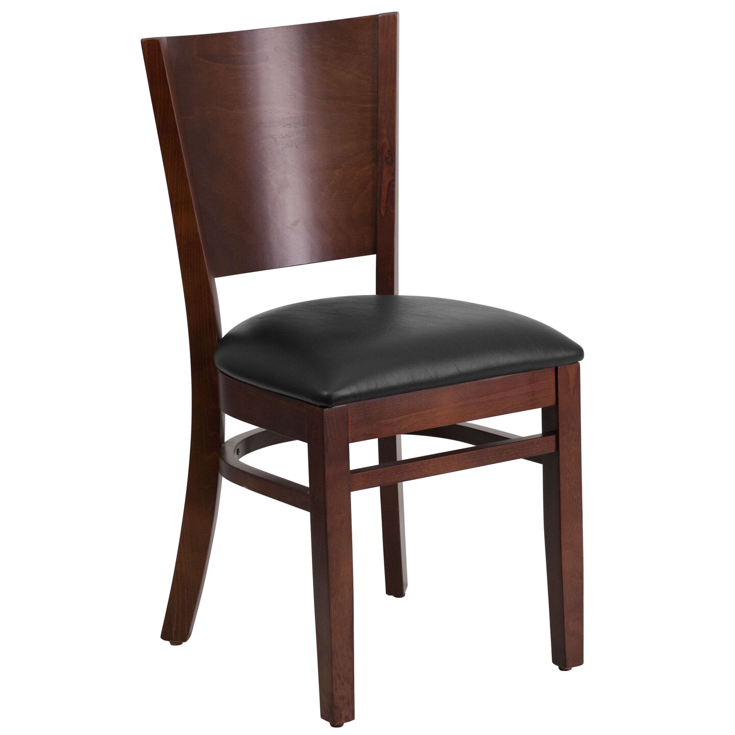 Emma and Oliver Solid Back Wooden Restaurant Dining Chair