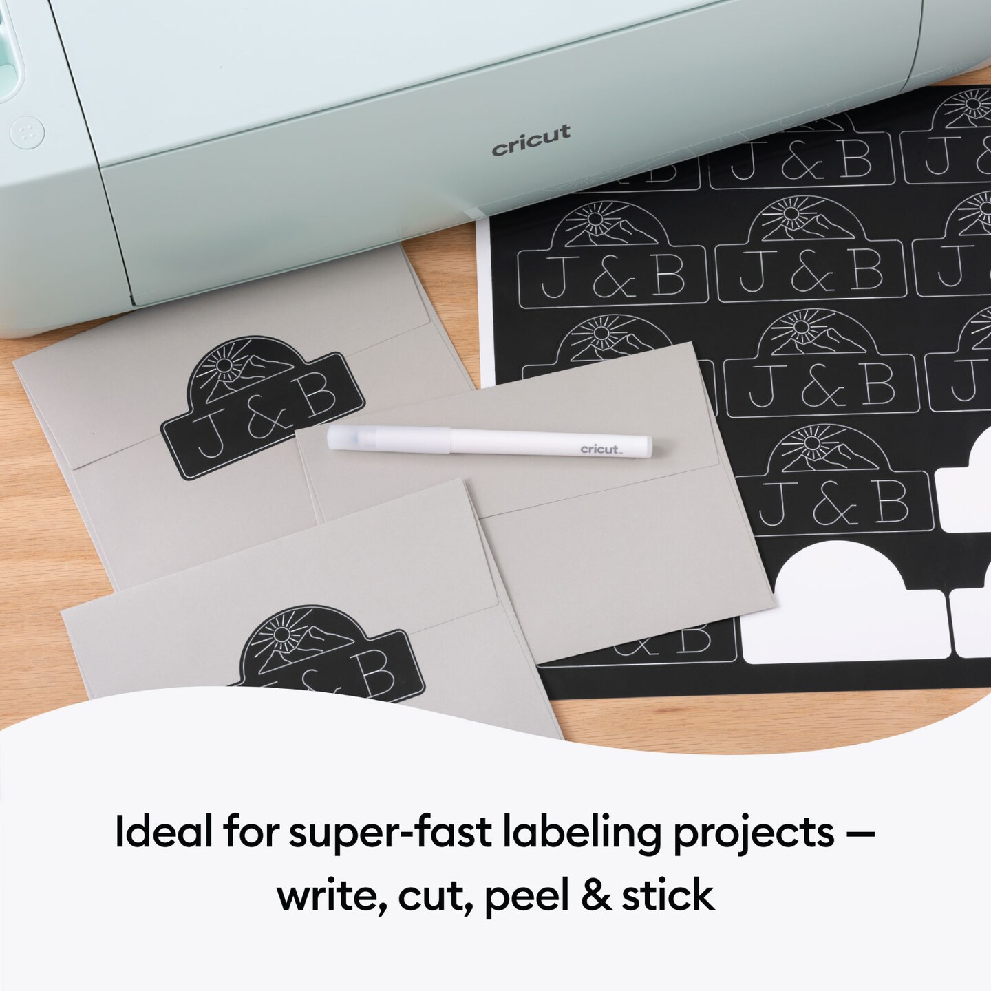 Cricut Smart Label Writable Black, White, and Transparent Permanent Vinyl Bundle