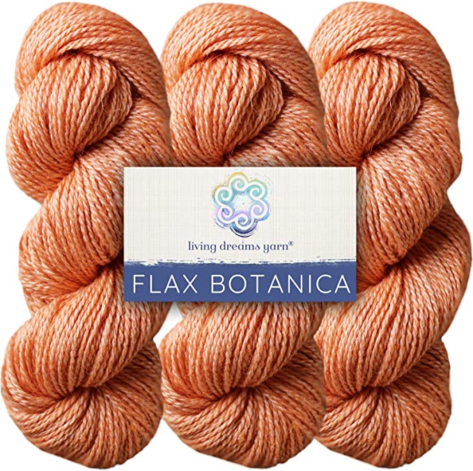 Living Dreams Flax Botanica DK Yarn. Elegant Merino Linen Silk. Cruelty Free & Responsibly Sourced. Pacific Northwest Handmade