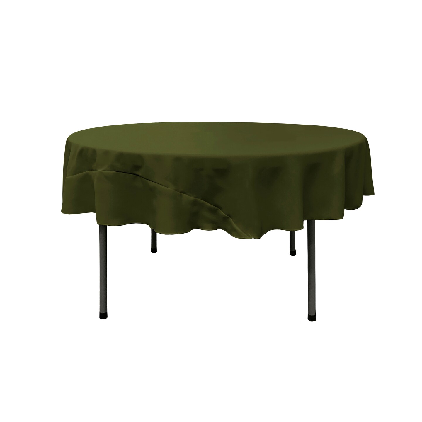 Polyester Poplin Tablecloth 72-inches Round