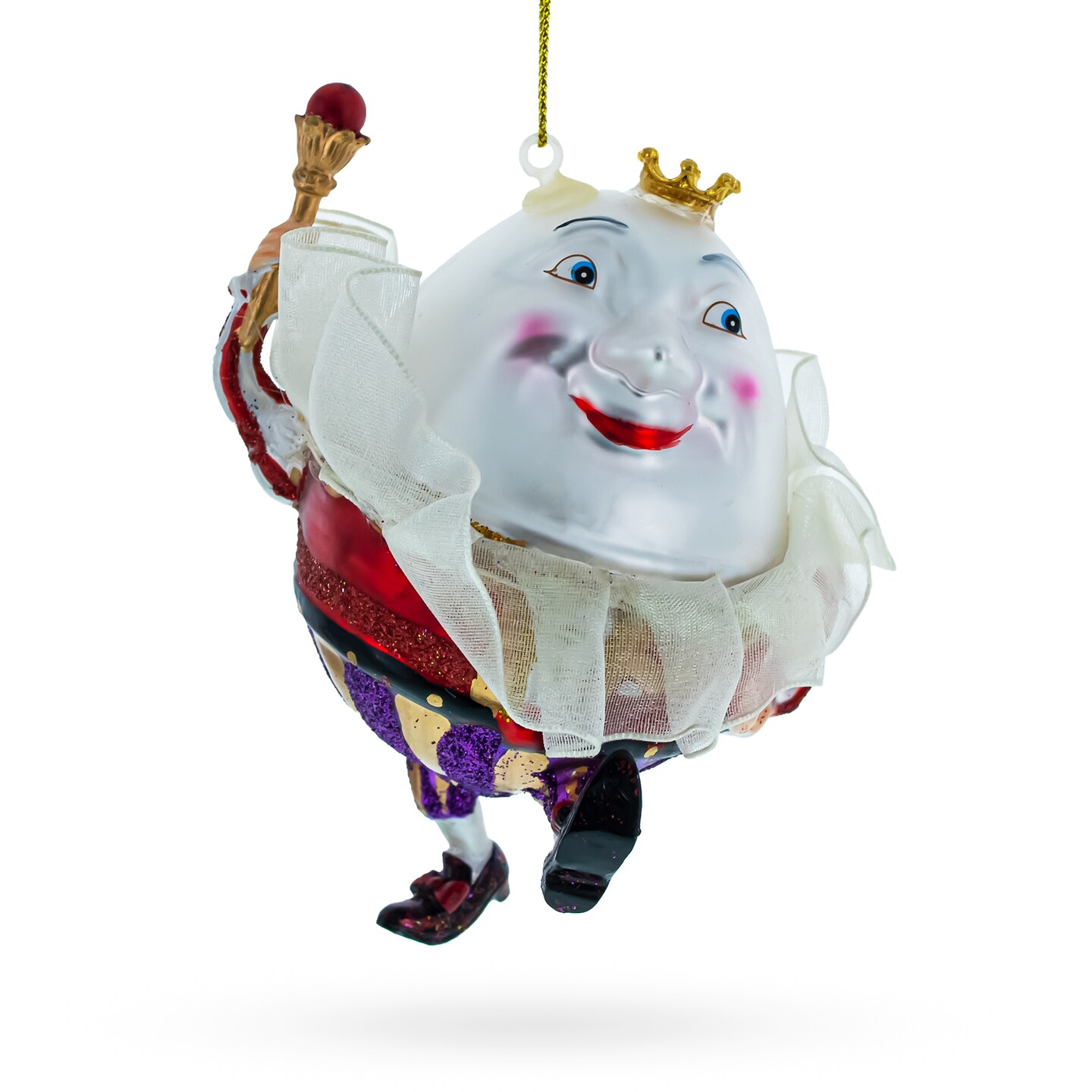 Regal Egg King - Blown Glass Christmas Ornament | Michaels