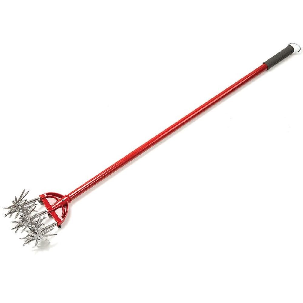 Garden Weasel Cultivator – Break Up Soil, Detachable Tines, Long Handle, 54.5” Long