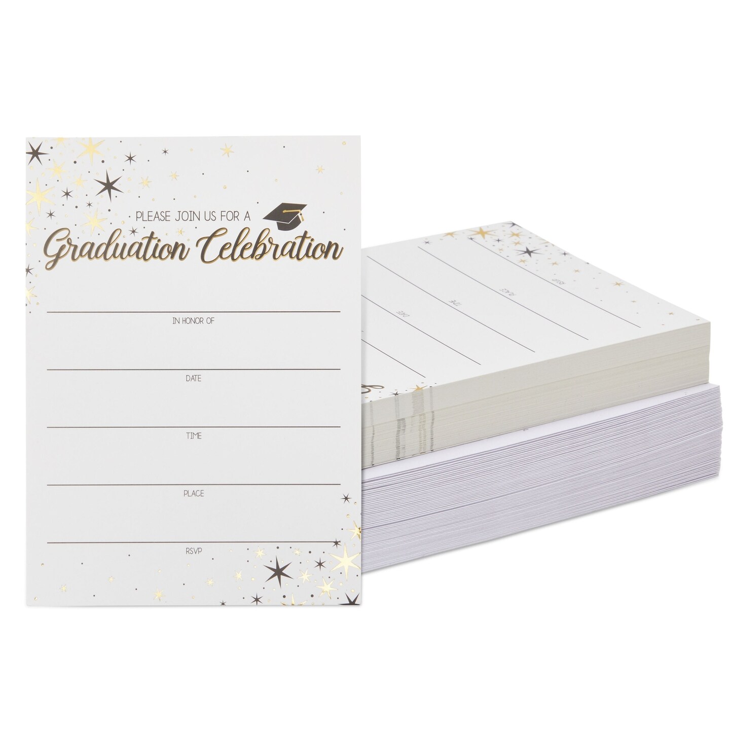 blank graduation invitation templates 2022