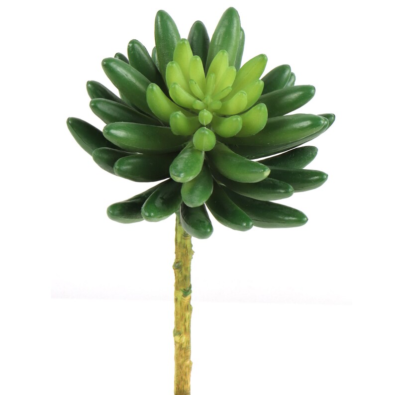 Charming Low-Maintenance 6.5&#x22; Artificial Succulent Sedum Plant - Stylish Decor