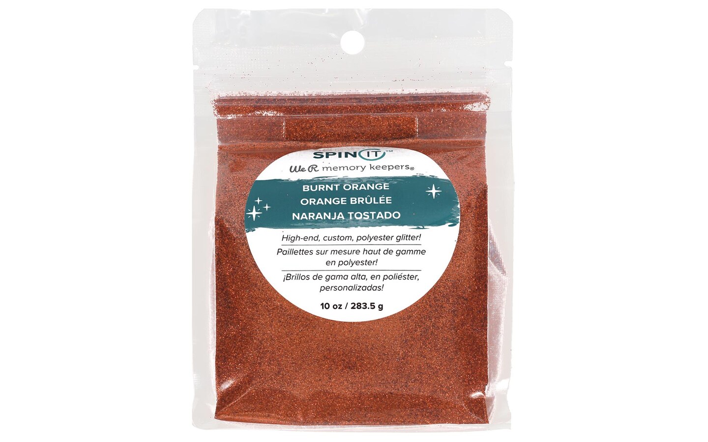 We R Memory Spin It Gltr 10oz Extra Fine Burnt Orn