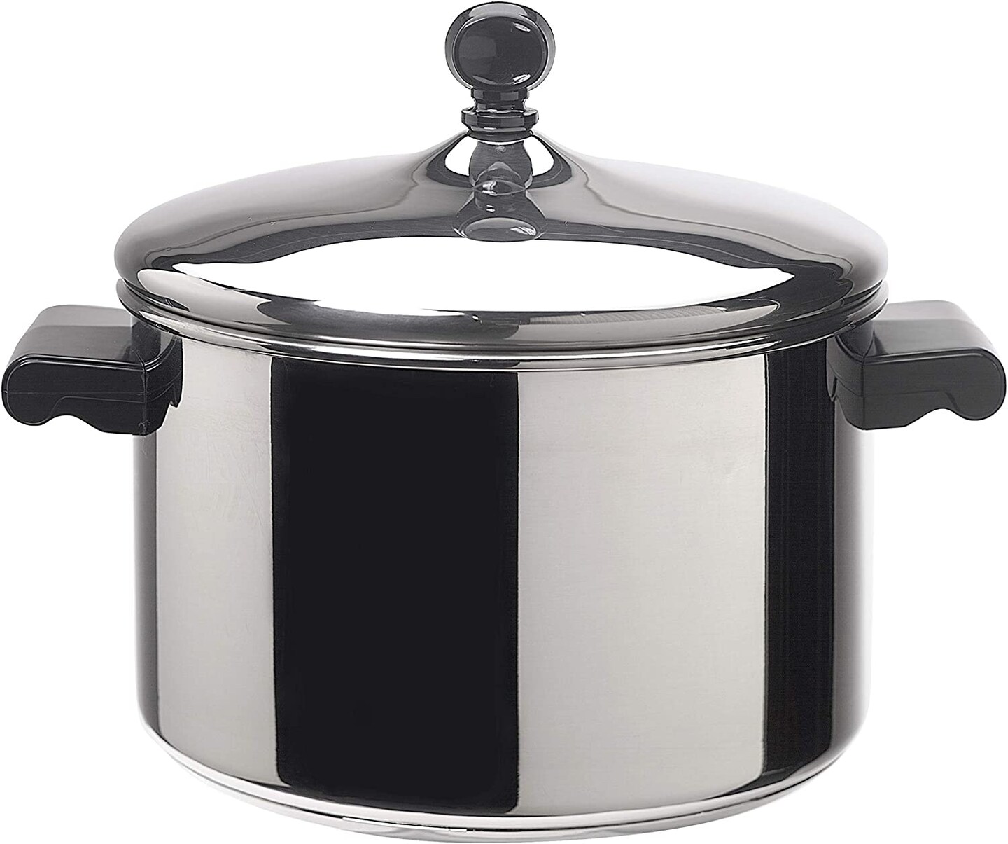 Farberware Classic Polished Stainless Steel Covered Saucepot 4 Quart