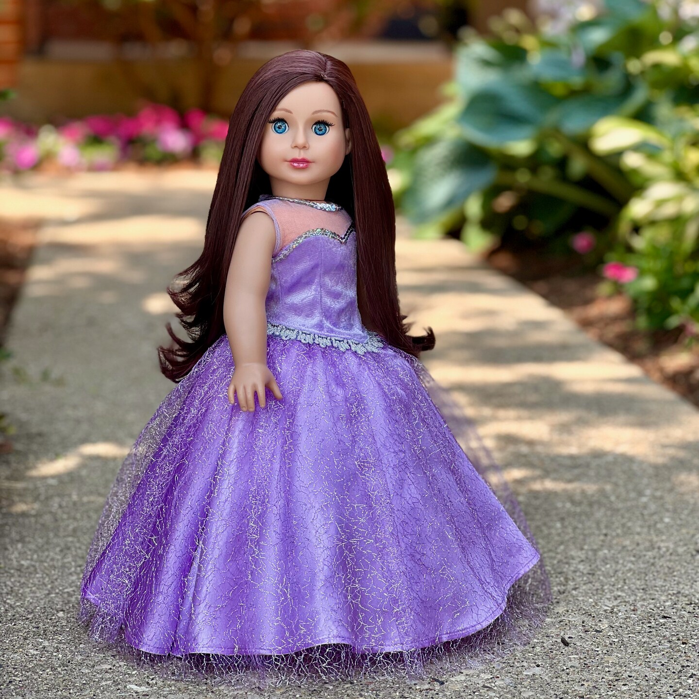 blue dress for baby girl Llorens 11