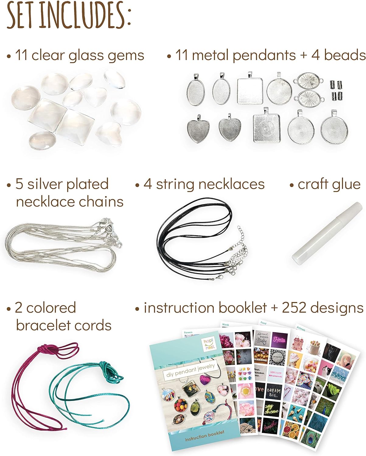Stylish Pendant Jewelry Making Kit