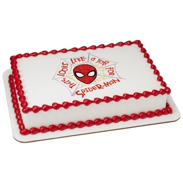 Marvel's Spider-Man™ A Job for Spider-Man™ Edible Cake Topper Image - 1/4 Sheet