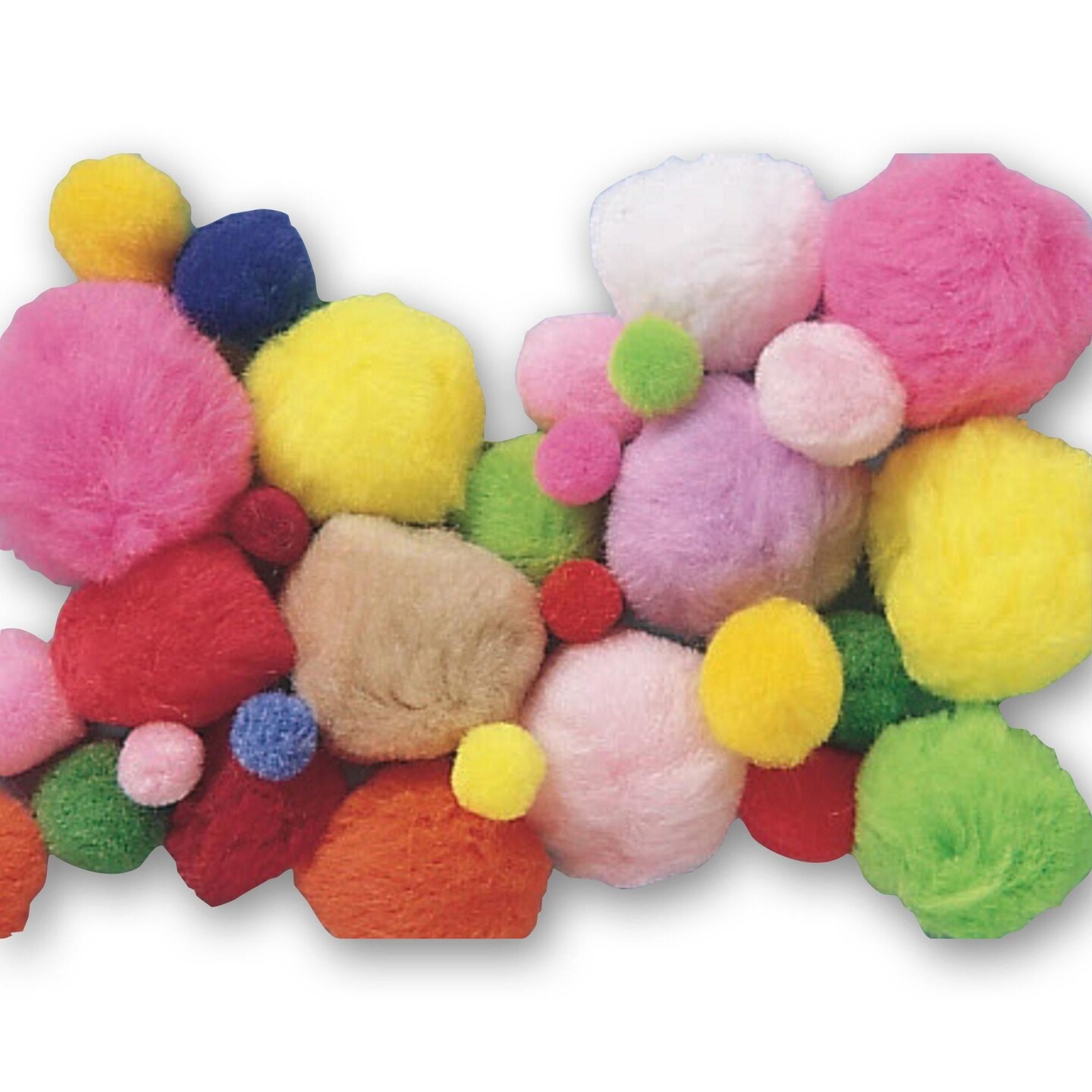 Color Splash!&#xAE; Pom Pom Mix, Assorted Sizes &#x26; Colors, 1 lb.